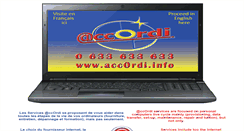 Desktop Screenshot of accordi.info